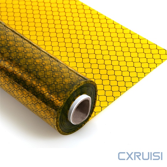 防静电黄色网格胶帘